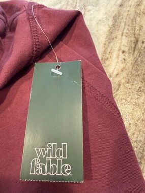 wild fable Burgundy Crewneck Pullover